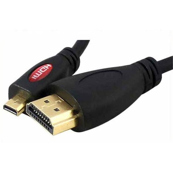 Cmple 458-N MICRO HDMI to HDMI cable Gold Plated for Cell phones 3 FEET 458-N - main